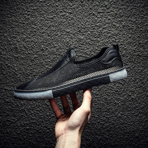 Мужские дышащие летние тонкие туфли, повседневная обувь, сандалии