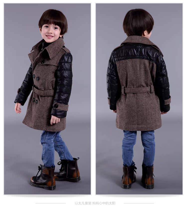 Manteau pour garcon en laine - Ref 2161439 Image 13