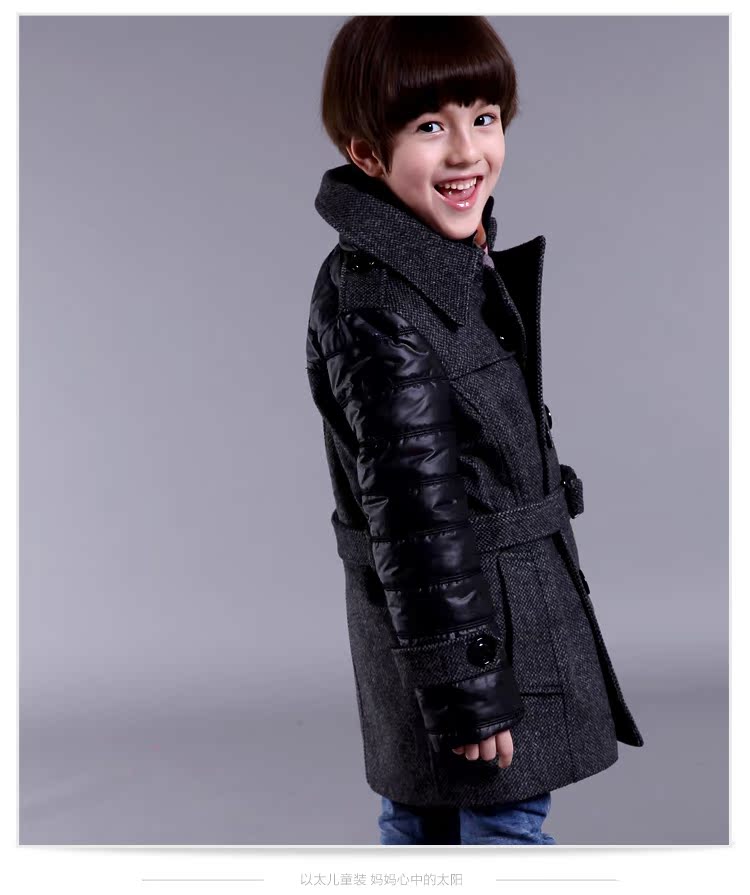Manteau pour garcon en laine - Ref 2161439 Image 10