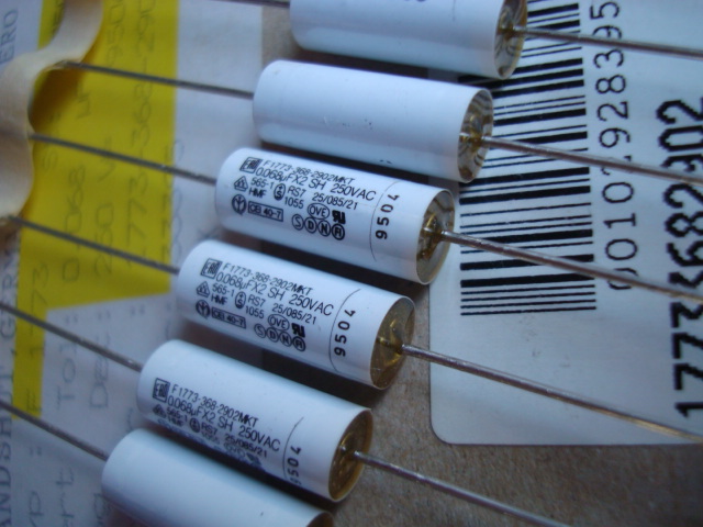 Original box Germany ERO MKT 250VAC 0 068UF Generation 400V Fever copper feet Guitar Mise-less capacitive