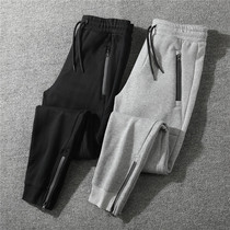 Long violation of the male trend draw tight waist and small foot plus trousers contracted foot trousers