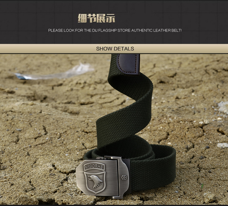 Thiết bị ngoài trời đầu đại bàng chiến thuật vành đai Commando trang bị nylon bên ngoài vành đai quân đội quạt vải vành đai chính hãng quần tan mỡ