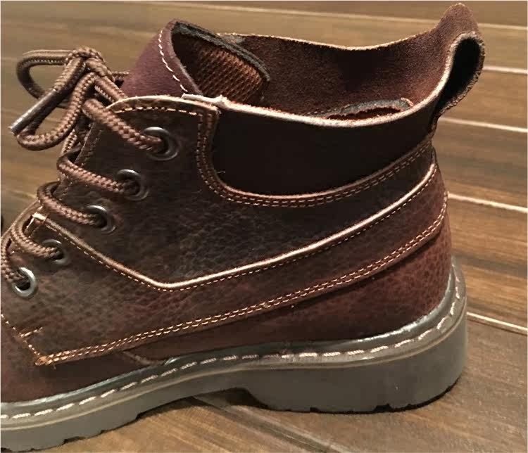 Martens, трендовые короткие сапоги, мужские ретро кожаные ботинки в английском стиле, для влюбленных 