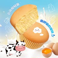 52%新鲜鸡蛋巴氏牛奶戚风蛋糕490g（12个）