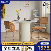 less living Nordic ins net red round table small family type home living room dining room table vintage furniture