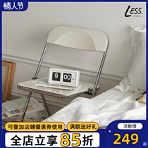 ins net red retro dining chair home book room chair dining room furniture modern minimalist makeup stool transparent folding chair