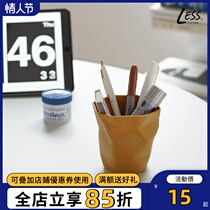 Less Living Nets Red Ins Plastic Pen Holder Denmark Folds Table Top Storage Tank Storage Tank Stackable Hem