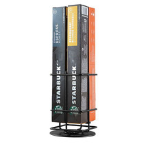 Nespresso capsule box containing frame 40 grain Nespresso coffee frame stainless steel swivel shelf pure black and small