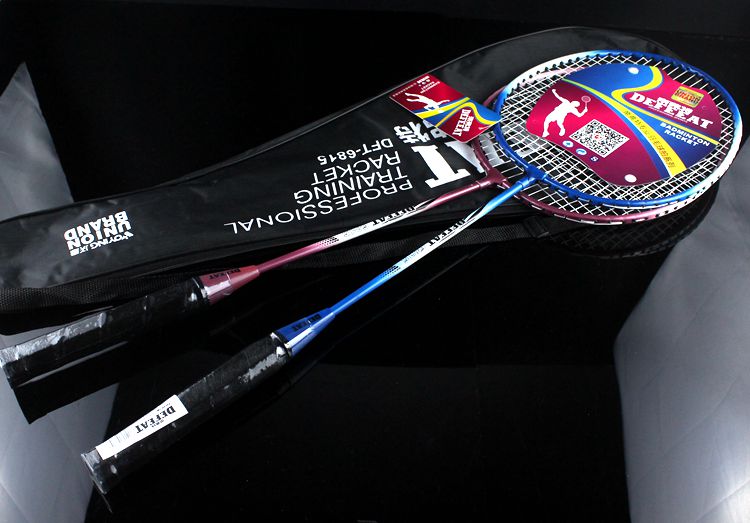 Di Fu Te 6815 chính hãng 2 stick gia đình giải trí tập thể dục vợt cầu lông nam giới và phụ nữ đôi vợt cầu lông mua cầu lông