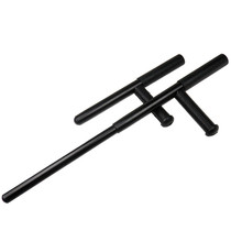 Anti-body T-stick T-stick acier purs en acier pur bâton dart martial bâton dart martial non-printemps télescopique