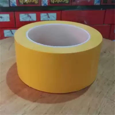 Yellow WARNING TAPE ZEBRA tape Forbidden logo tape Ground FLOOR SCRIBING TAPE 48MM