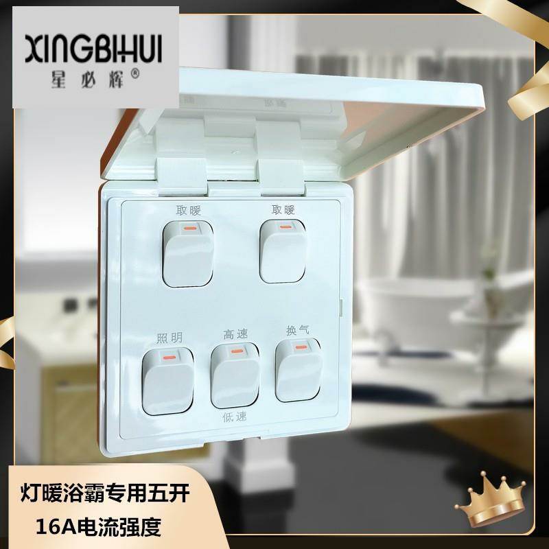 Switch for Aop Bath Bath P810A D special five - coupling switch open 5 switch