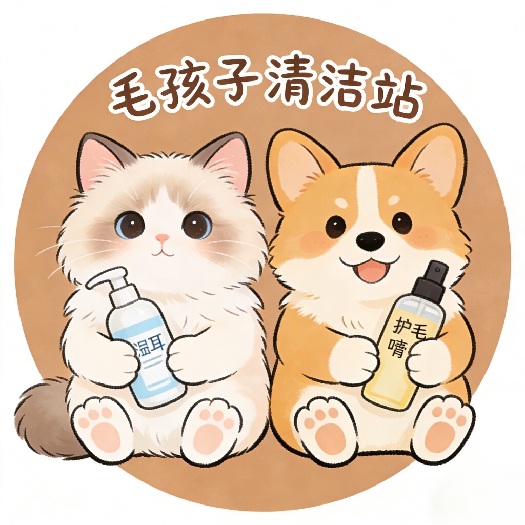 喵汪宠物用品优选店的LOGO
