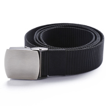 Alloy automatic buckle quick-drying nylon Inner Belt outdoor tactical canvas belt military fans training wear-resistant leisure belt