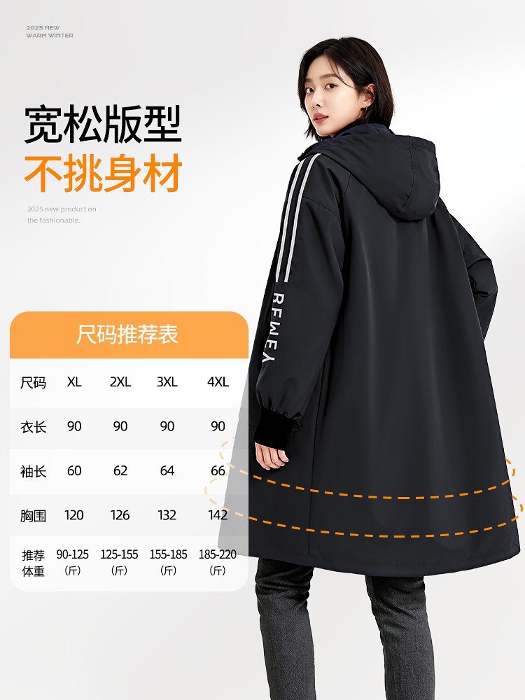 Smock Can Be Worn Outside, Waterproof and Oil-Proof, Men's Work Clothes, Special for Kitchen Work, Young Style, Fleece-Lined and Thickened, New Winter Model