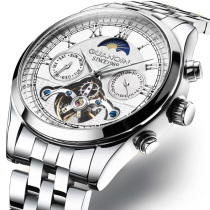 Swiss crown watch mens fully automatic mechanical table hollowed-out 2021 new waterproof trend designer mens watches