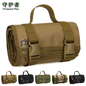 Thickened encrypted outdoor equipment, tactical shooting mat, portable training field, military fan camp, camping mat, guardian