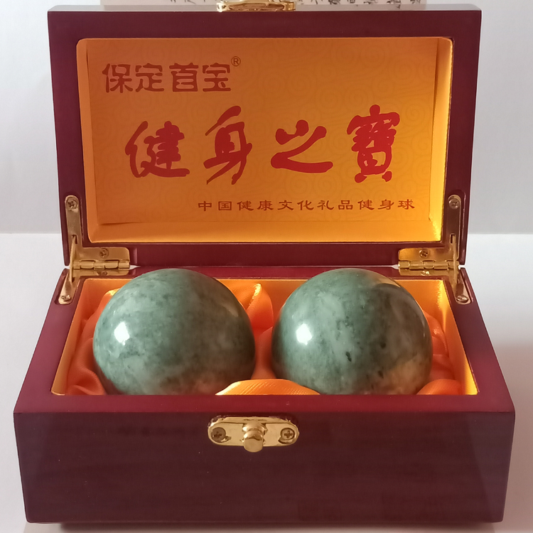 Natural White Jade Fitness Ball Handball Mid Aged Sports Health Ball Massage Grip Palm hand solid stone ball