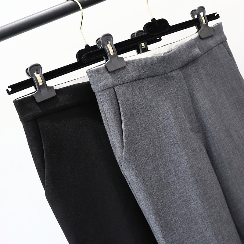 Seven girls wuzhi super good version cigarette pipe pants straight nine points pants suit pants casual pants women's pants 76018