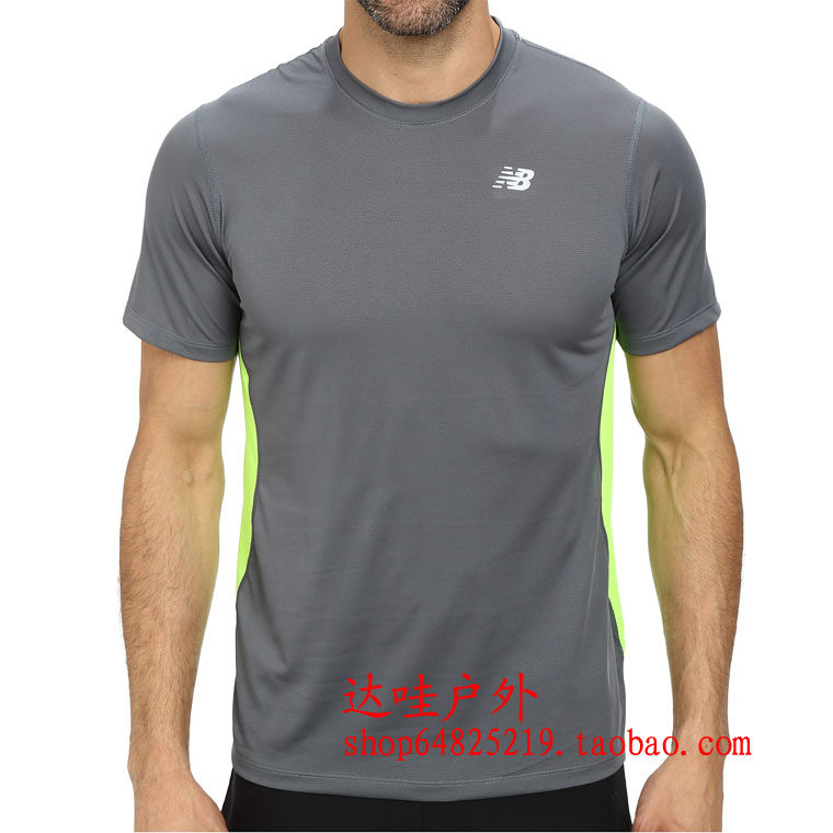 Spot New New Balance Speed man short sleeve speed dry breathable T-shirt running T-shirt
