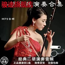 Erhu accompaniment demonstration song USB flash drive solo selection of popular songs Erhu introductory teaching video complete set of famous songs USB flash drive