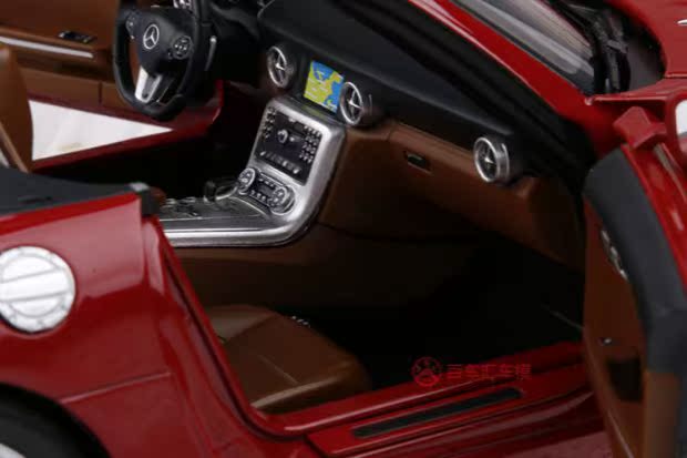 Ưu đãi đặc biệt Mini Cut 1:18 Mẫu xe hợp kim thể thao mui trần Mercedes-Benz SLS AMG mo hinh may bay
