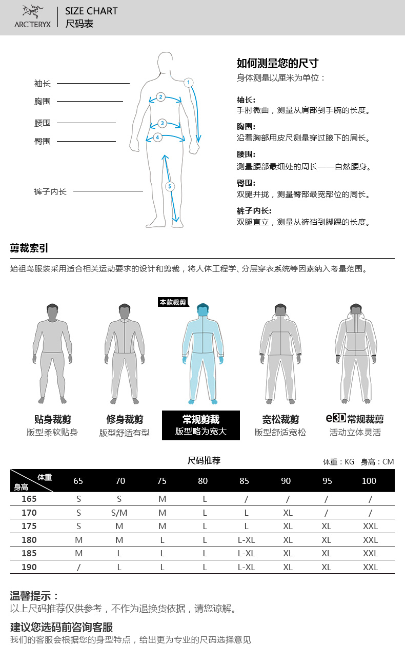 Arcteryx始祖鸟 男款保暖羽绒服Camosun Parka