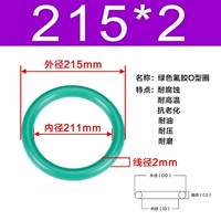 Внешний диаметр зеленого фтора 215*2