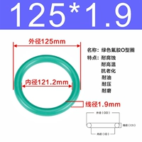 Внешний диаметр зеленого фтора 125*1,9