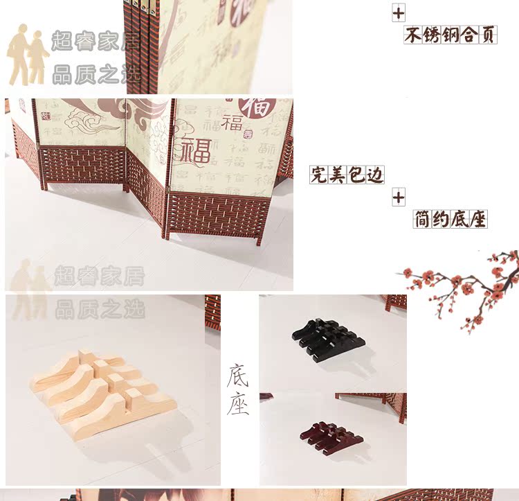 Vách ngăn gỗ màn hình phòng ngủ phòng khách đơn giản hiện đại màn hình gấp Trung Quốc màn hình di động màn hình vải IKEA hiên - Màn hình / Cửa sổ mẫu vách gỗ cầu thang