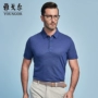 Youngor Youngor Mùa Hè của Nam Giới Kinh Doanh Dress Polo Shirt Cổ Áo Tiêu Chuẩn Ngắn Tay Áo của Nam Giới T-Shirt 5289 áo thun nam cotton