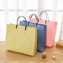 High-end pvc clothing store bags shopping gift handbags women's plastic duty-free shop cosmetics packaging customization