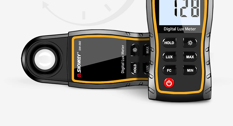 Máy đo ánh sáng kỹ thuật số Shendawei SW-582 Máy đo ánh sáng có độ chính xác cao Máy đo ánh sáng môi trường Máy đo độ sáng cầm tay