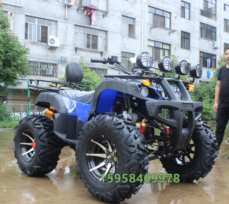 Lớn và nhỏ bull trục lái xe ATV bốn bánh off-road leo núi xe máy điện 125-250 tất cả các địa hình địa điểm