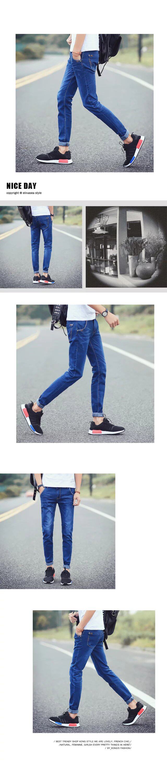 Jeans en coton pour automne - Ref 1461822 Image 19