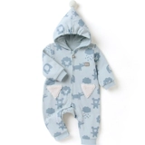 Детский осенний комбинезон для младенца, ветрозащитное боди подходит для мужчин и женщин для выхода на улицу