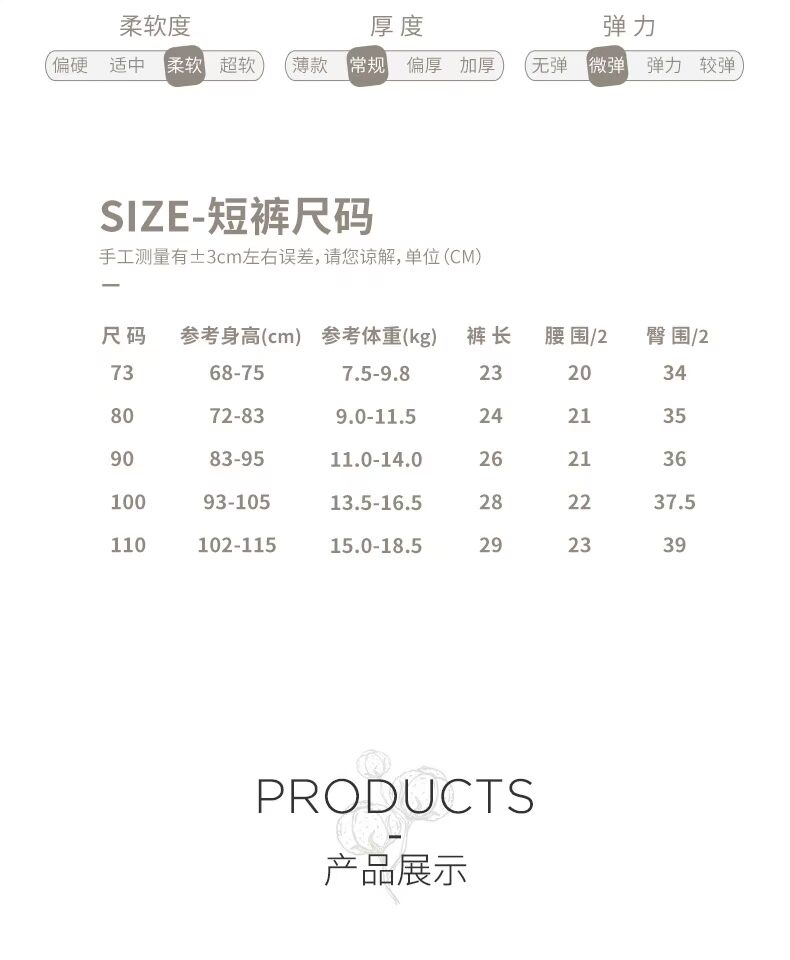 Quần short cho bé gái mùa hè mỏng phần 0-1-3 tuổi Bé mặc quần pp lớn trẻ em trẻ em quần Harlan - Quần quần nhung bé trai