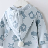 Детский осенний комбинезон для младенца, ветрозащитное боди подходит для мужчин и женщин для выхода на улицу