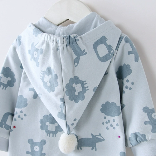 Детский осенний комбинезон для младенца, ветрозащитное боди подходит для мужчин и женщин для выхода на улицу