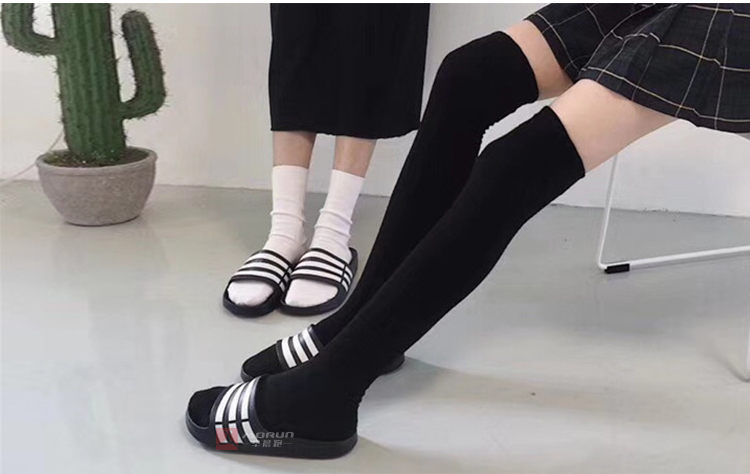 [Morning Run] Adidas Adidas Summer couple Three Bars Bathhouse Drag Sports Dép G15890 dép nam