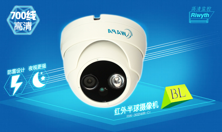 WAPA BL-CS5720ID-PWL-I1H Polgrain Network Camera HD Monitoring Old-style Host Use