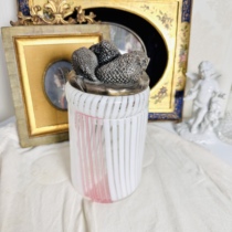 定金 现货 全款1080 威尼斯带签名 镀925银 打标 草莓琉璃大罐子