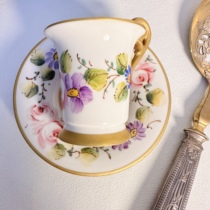 Spot Italian hand-painted espresso mocha coffee cup