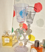 定金 全款3380 murano 粉紫色 口吹琉璃精品杯 展会收藏款