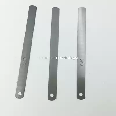 Shen SHEN PLUG GAUGE MONOLITHIC 150 LENGTH 0 02-1 0 THICKNESS A-TYPE PLUG GAUGE SHEET WIDTH 12 7MM THICKNESS COMPLETE
