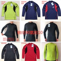 Mens tights functional clothing nylon fitness clothes running T-shirt sweat quick drying sun protection outdoor long sleeves