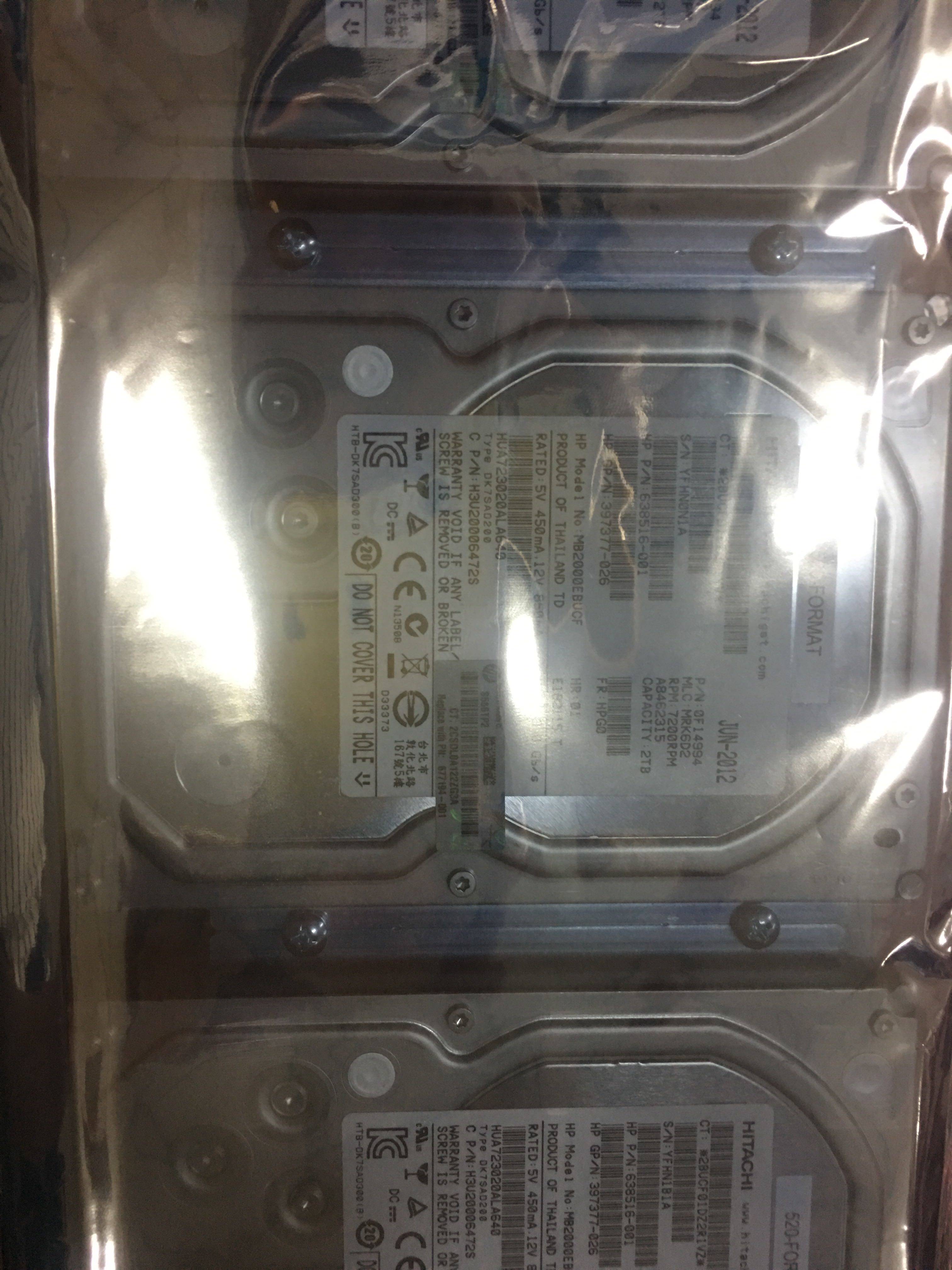 HP 3par V400 V800 2TB SATA 677194-001