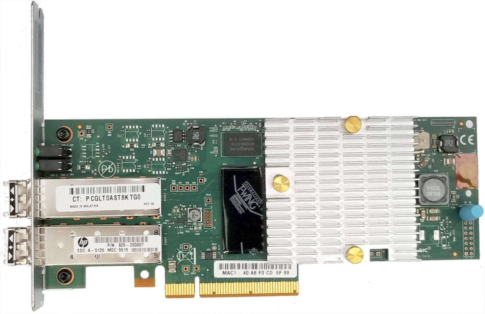 HP 3Par StoreSer PCIe Dual Port 10GB iSCSI FCoE QR487A
