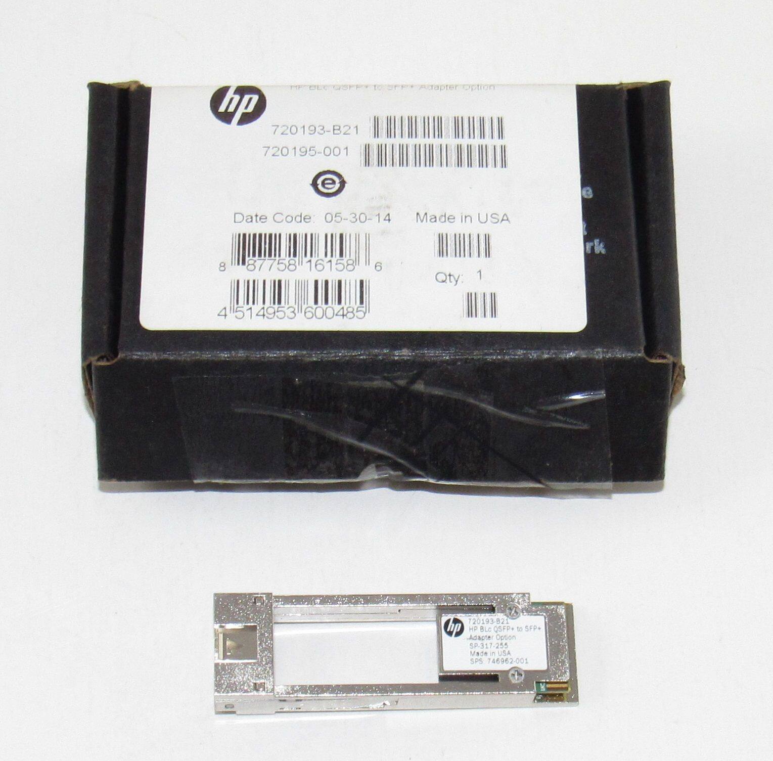 HPE HP BLc QSP  to SFP  Adapter  746962-001 720193-B21