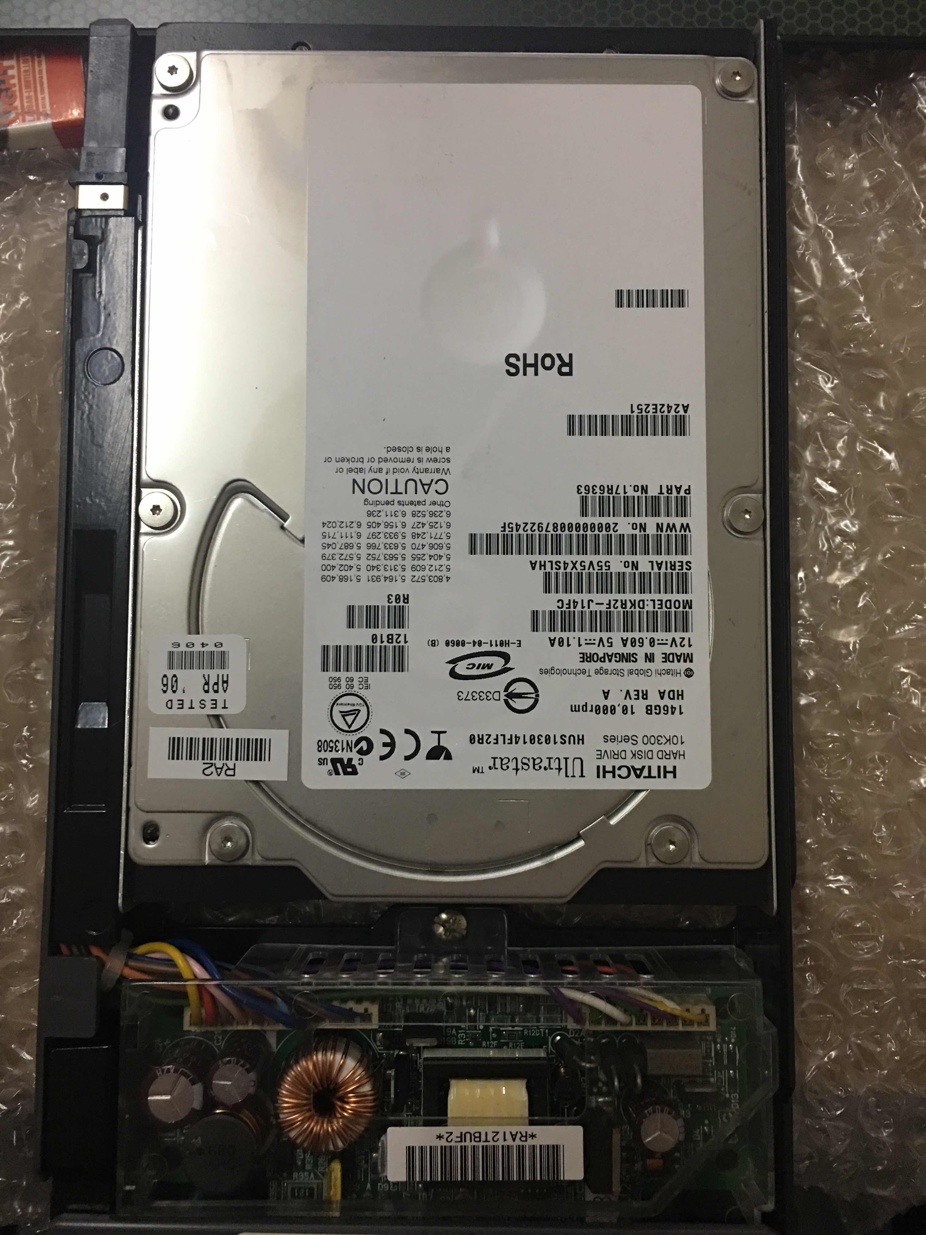 HITACHI Hitachi 5524269-E 65 R2F-J146FC RF2 146GB FC harddisc